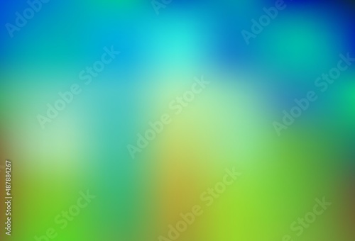 Light Blue, Green vector abstract bright template.