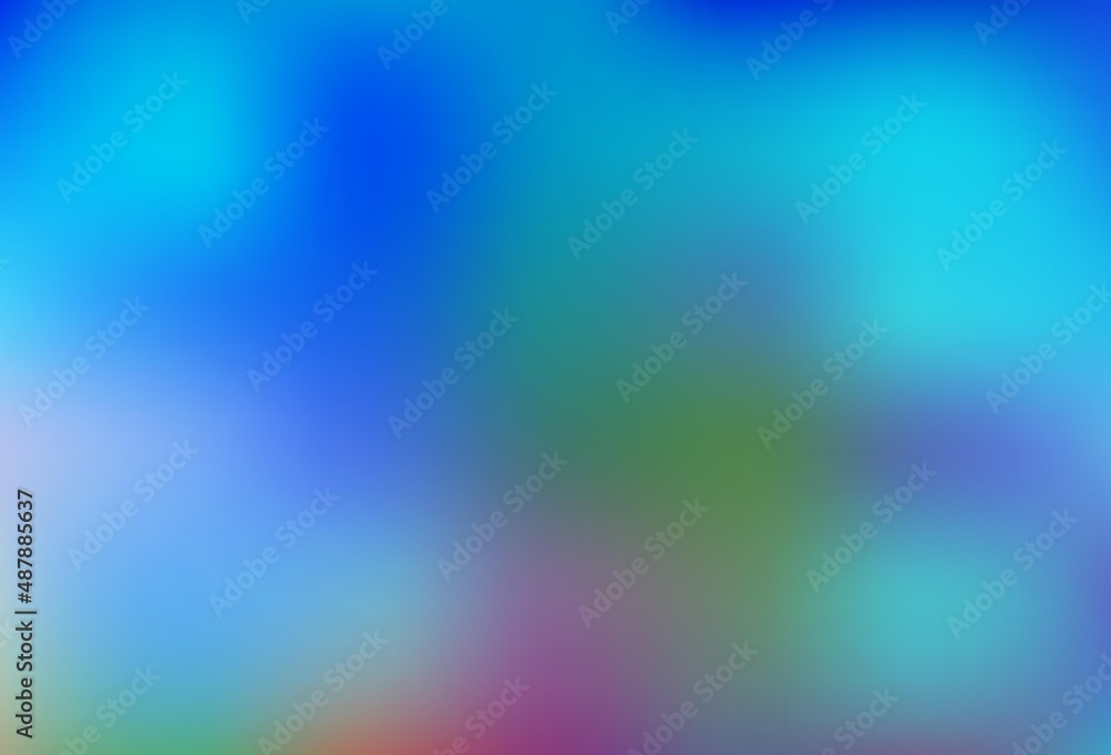 Light BLUE vector blurred background. Light BLUE vector blurred background.