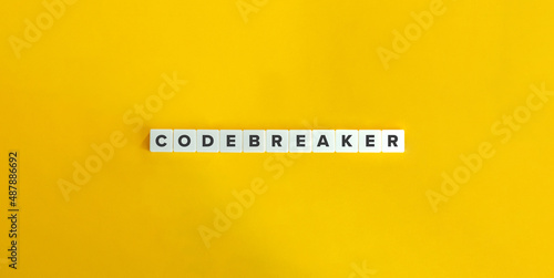 Canvas-taulu Letter Tiles on Yellow Background. Minimal Aesthetics.