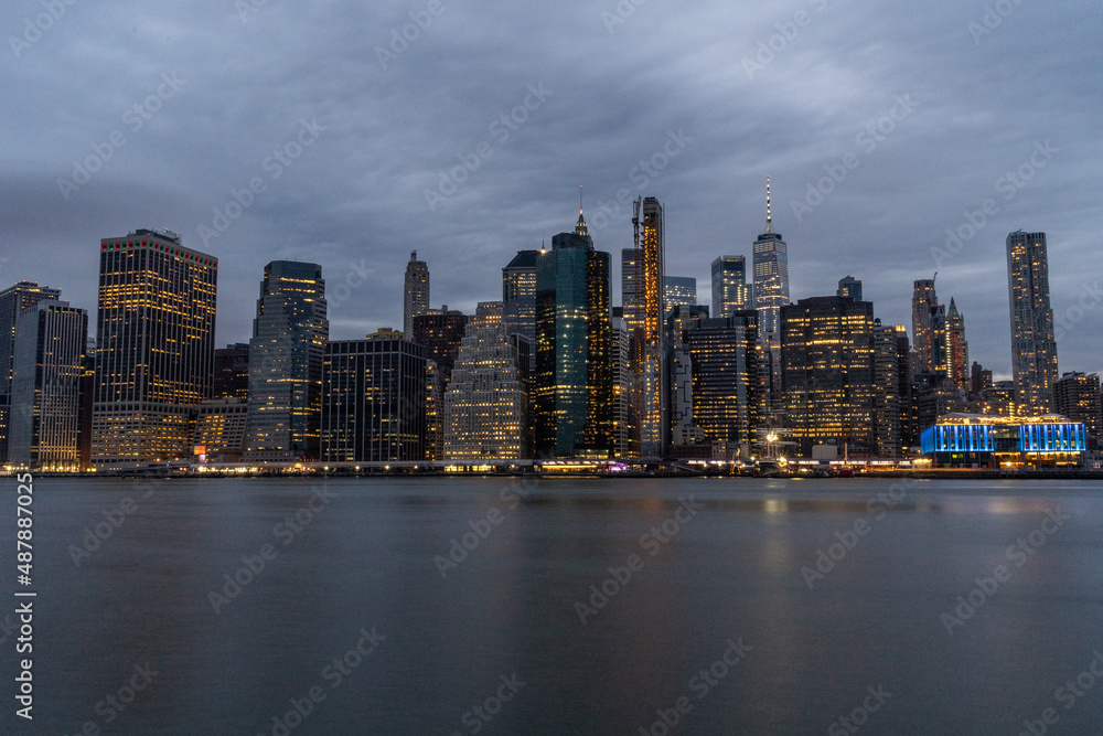 Naklejka premium New York Manhattan