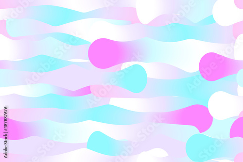 seamless abstract pattern in pastel colors with gradient fill
