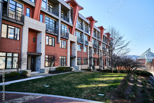 Exterior view of Apartments downtown Chattanooga Tennessee 