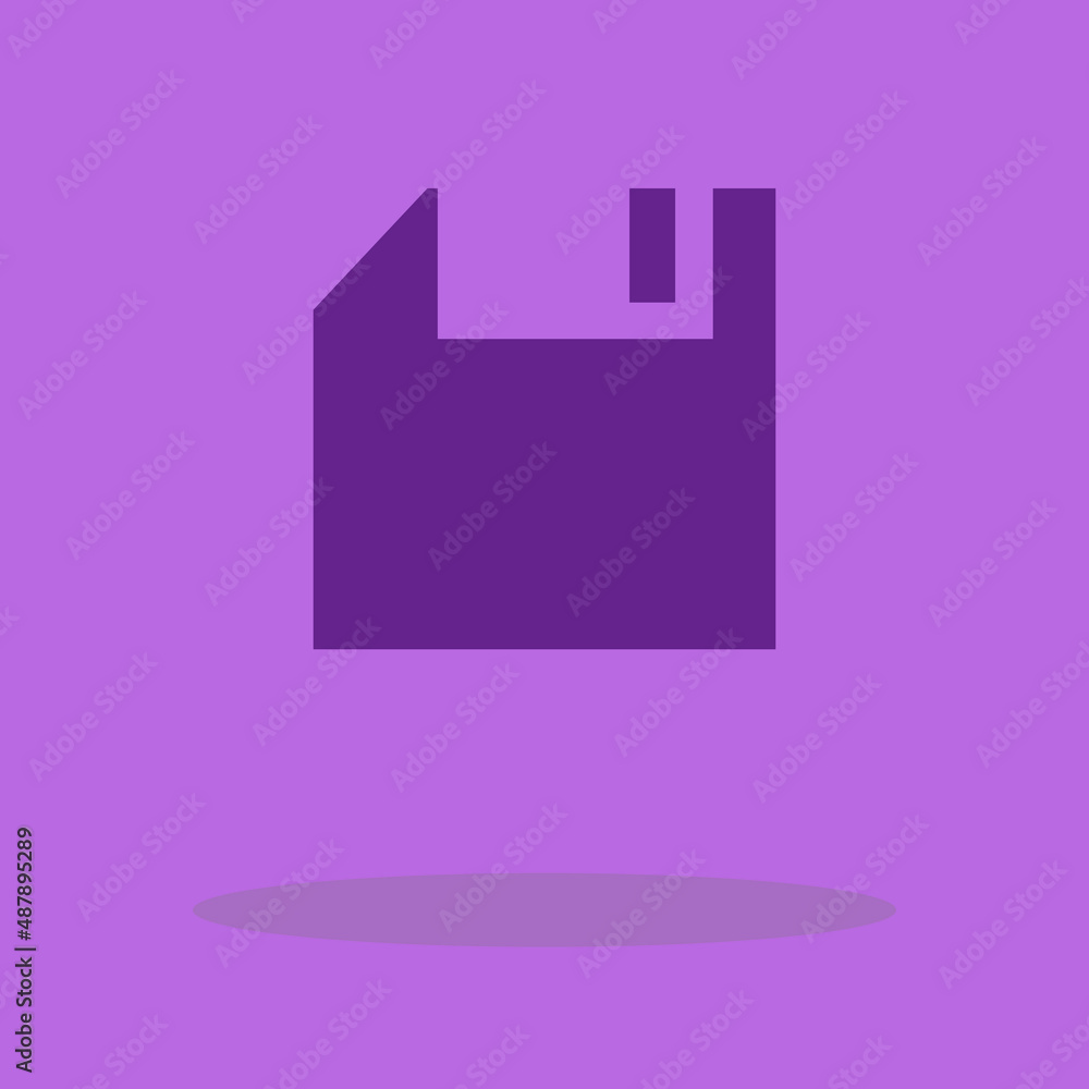 Diskette vector icon illustration sign Diskette vector icon illustration sign