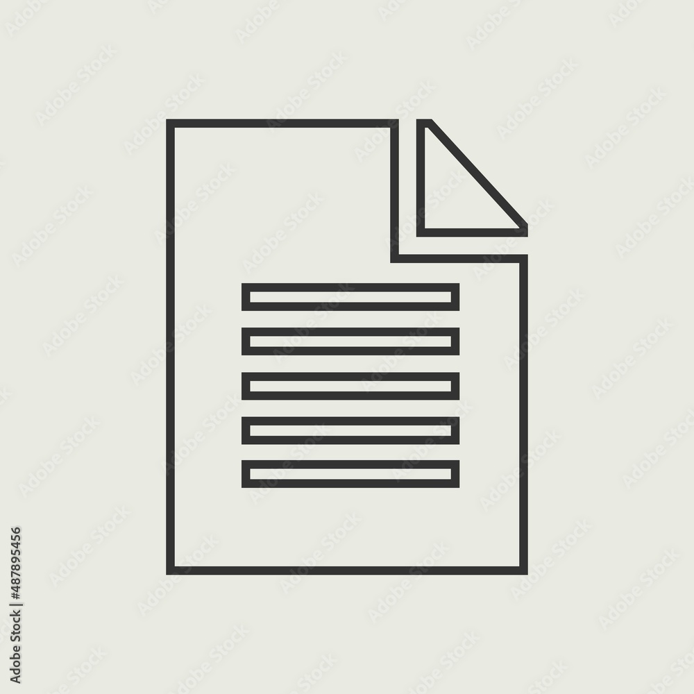 File vector icon illustration sign File vector icon illustration sign