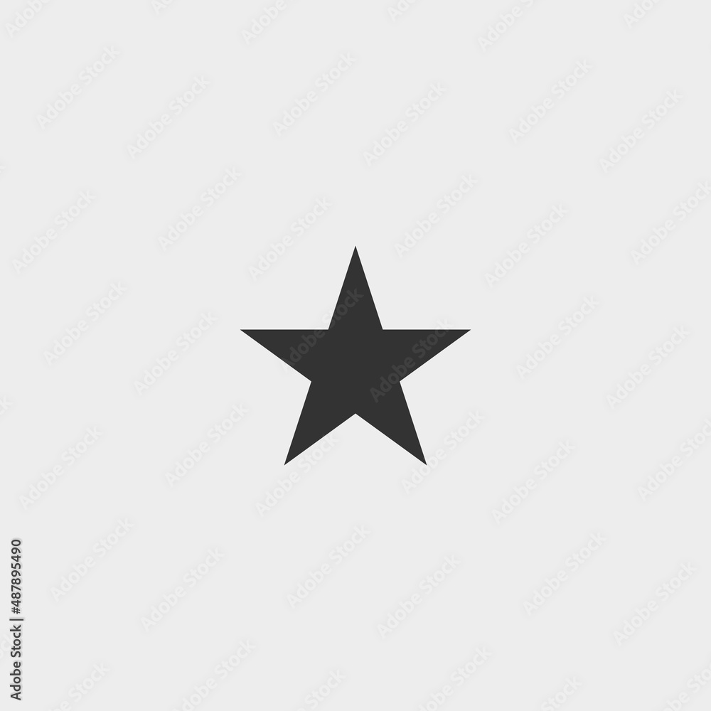 Star vector icon illustration sign Star vector icon illustration sign
