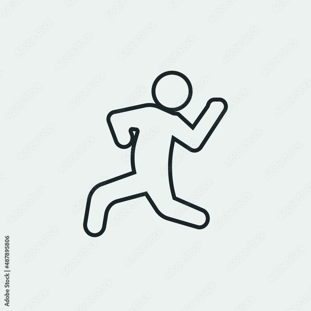 Javelin vector icon illustration sign Javelin vector icon illustration sign