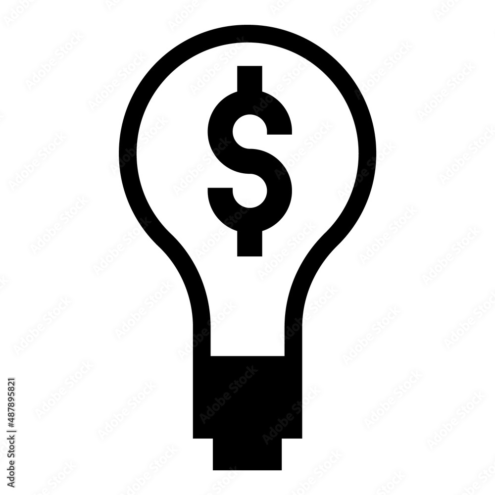 Business Idea Flat Icon Isolated On White Background Business Idea Flat Icon Isolated On White Background