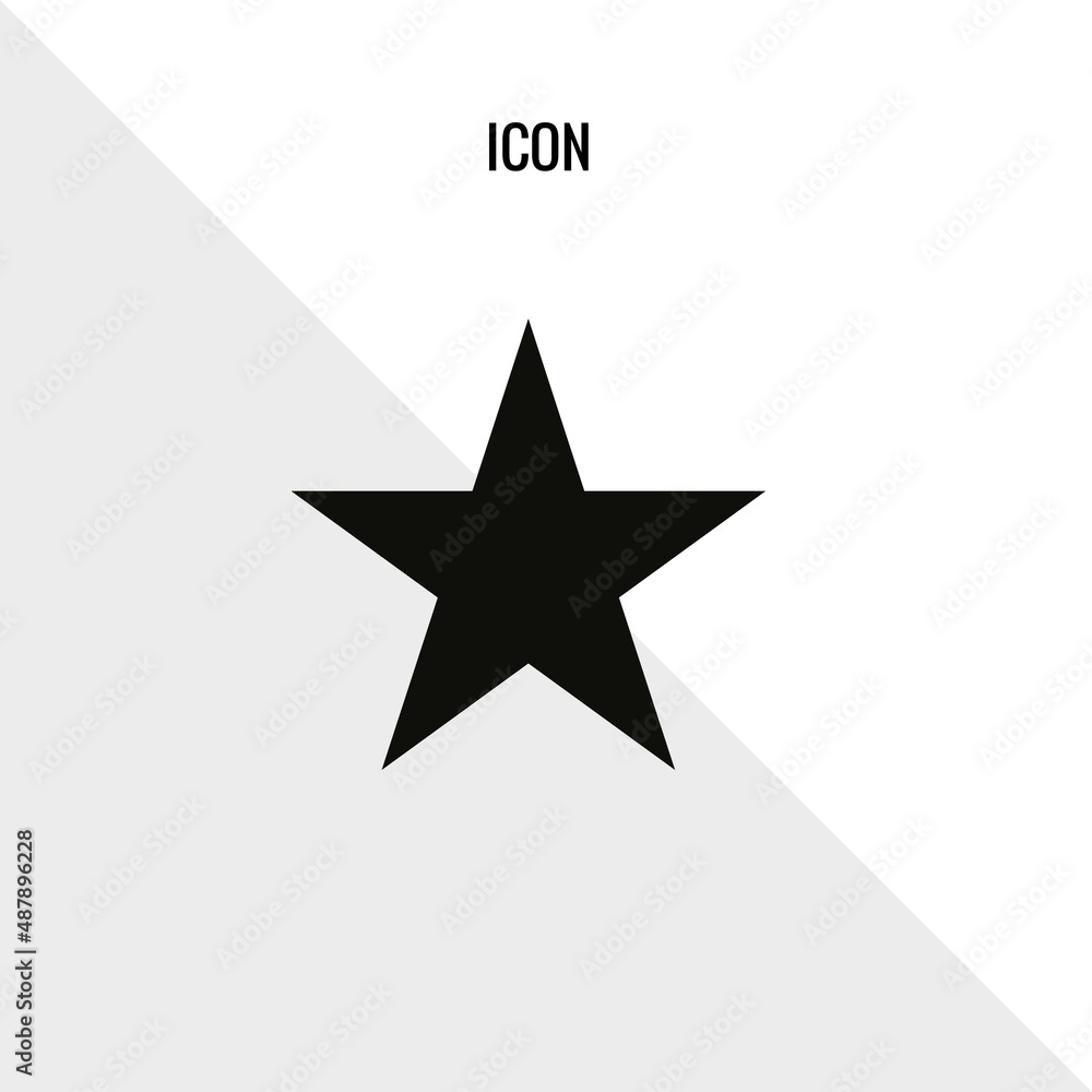 Star vector icon illustration sign Star vector icon illustration sign