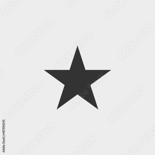 Star vector icon illustration sign