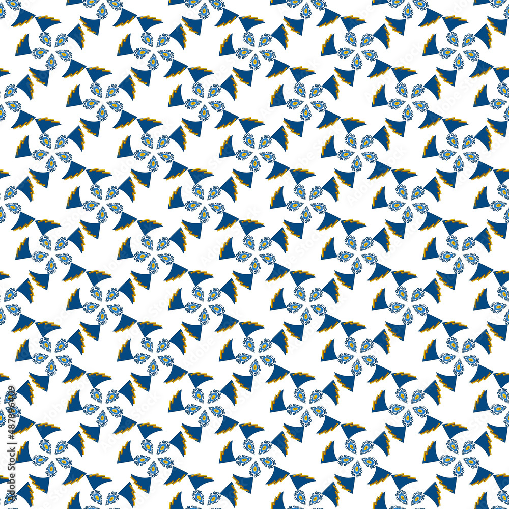Triangle pattern Triangle pattern