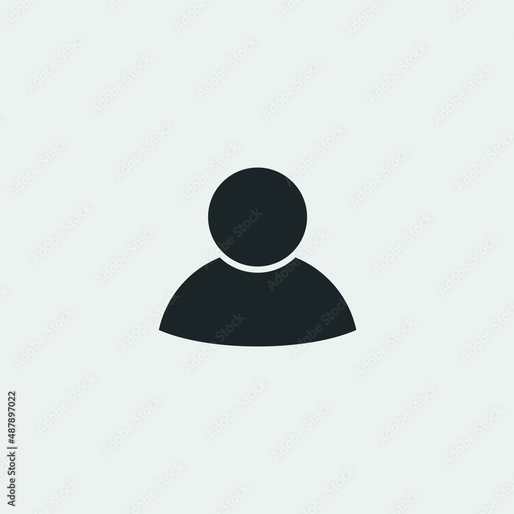 Person vector icon illustration sign Person vector icon illustration sign