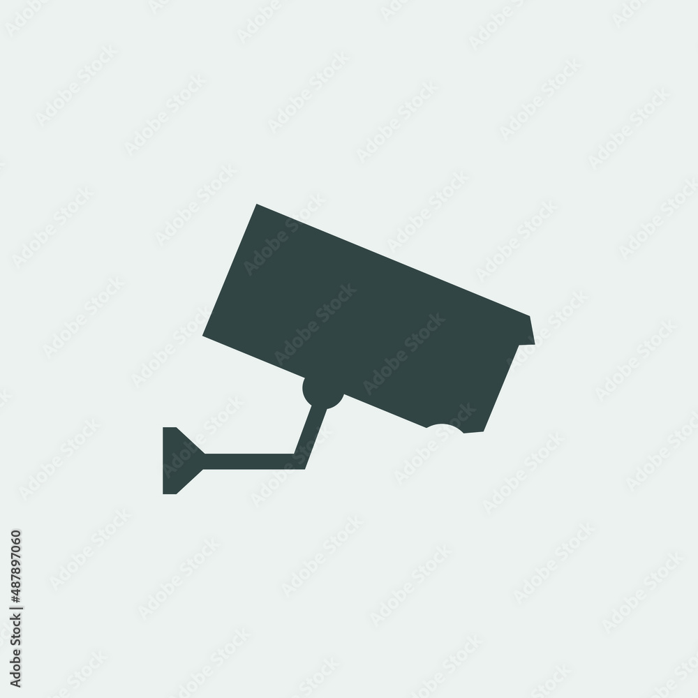 CCtv vector icon illustration sign CCtv vector icon illustration sign