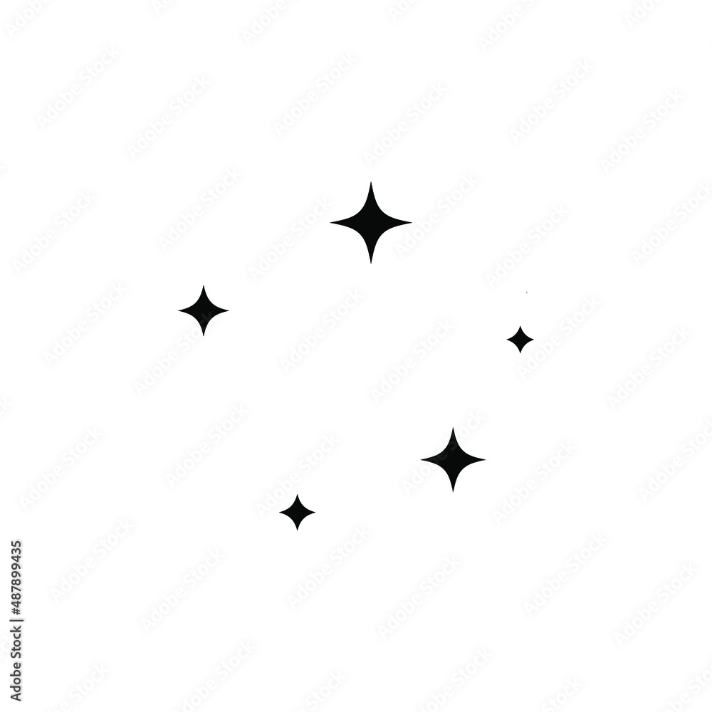 Stars, Night Solid Icon Vector Illustration Logo Template. Suitable For Many Purposes. Stars, Night Solid Icon Vector Illustration Logo Template. Suitable For Many Purposes.