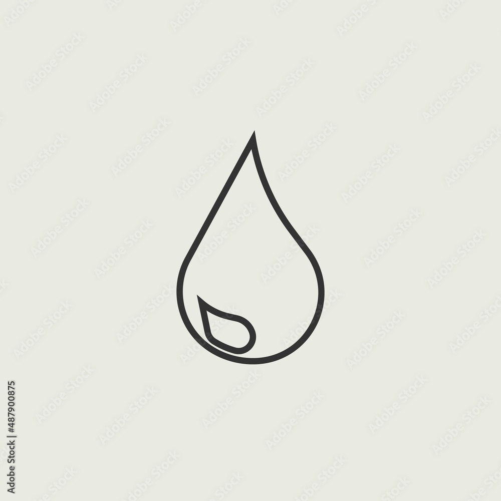 drop vector icon illustration sign drop vector icon illustration sign