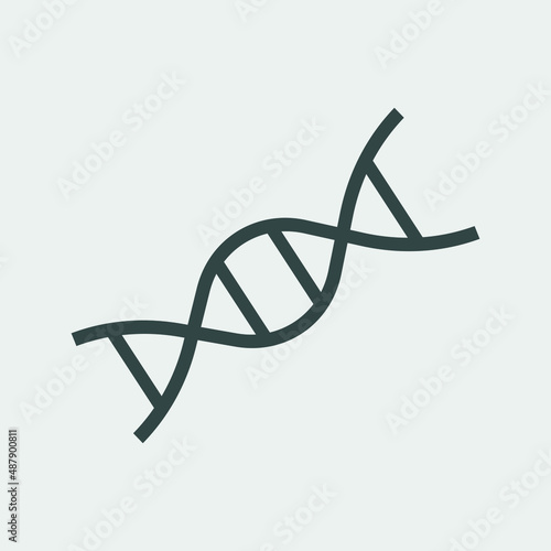 DNA vector icon illustration sign