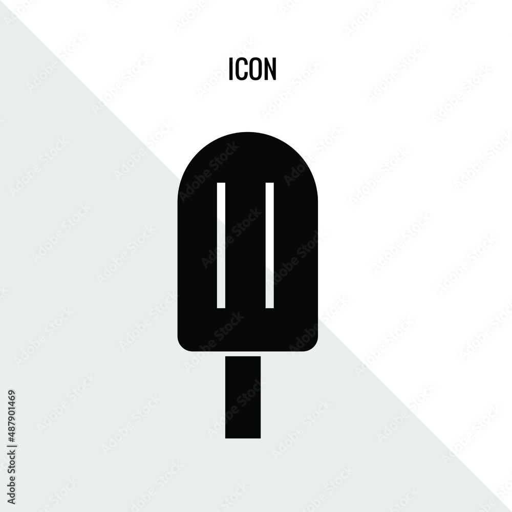 Popsicle vector icon illustration sign Popsicle vector icon illustration sign