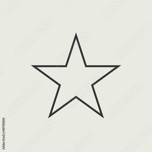 Star vector icon illustration sign