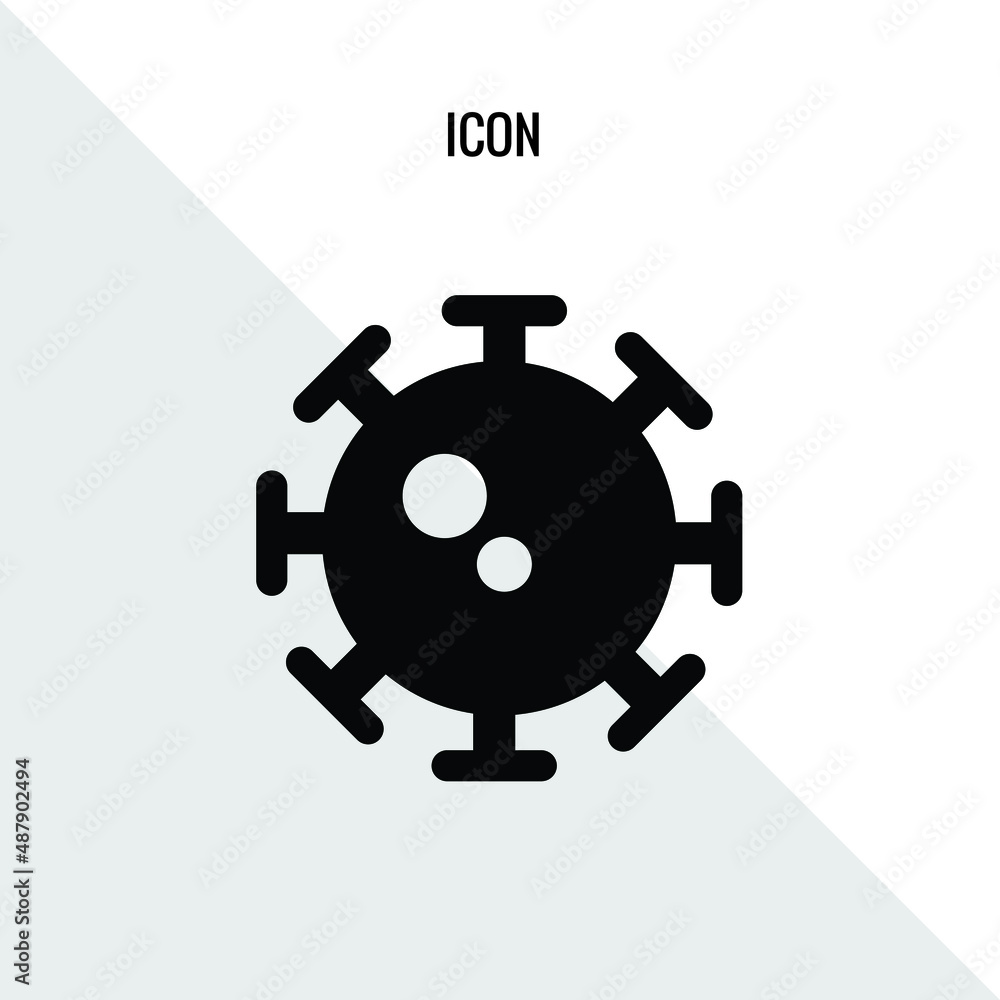 Bacteria vector icon illustration sign Bacteria vector icon illustration sign
