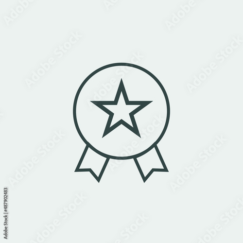 award vector icon illustration sign 