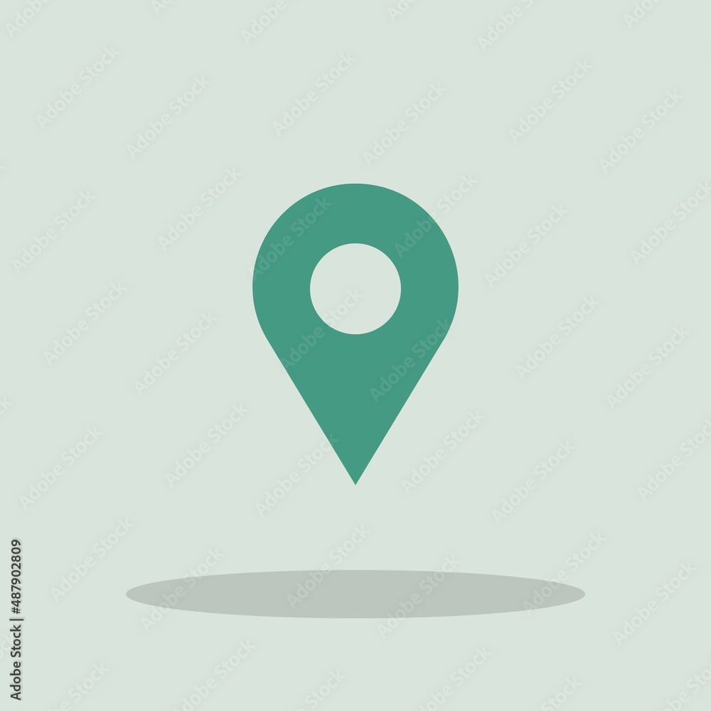 Location pin vector icon illustration sign Location pin vector icon illustration sign