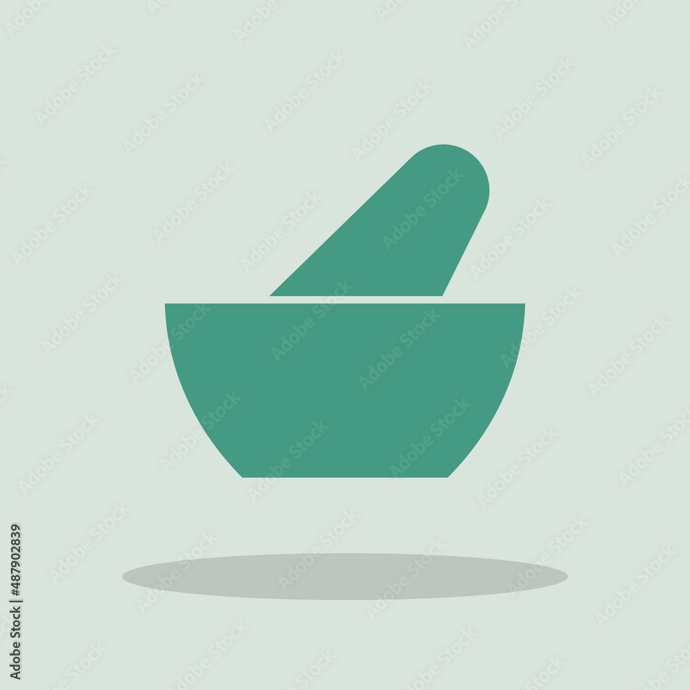 Mortar vector icon illustration sign Mortar vector icon illustration sign