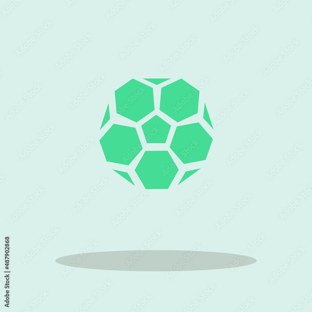 Soccer ball vector icon illustration sign Soccer ball vector icon illustration sign