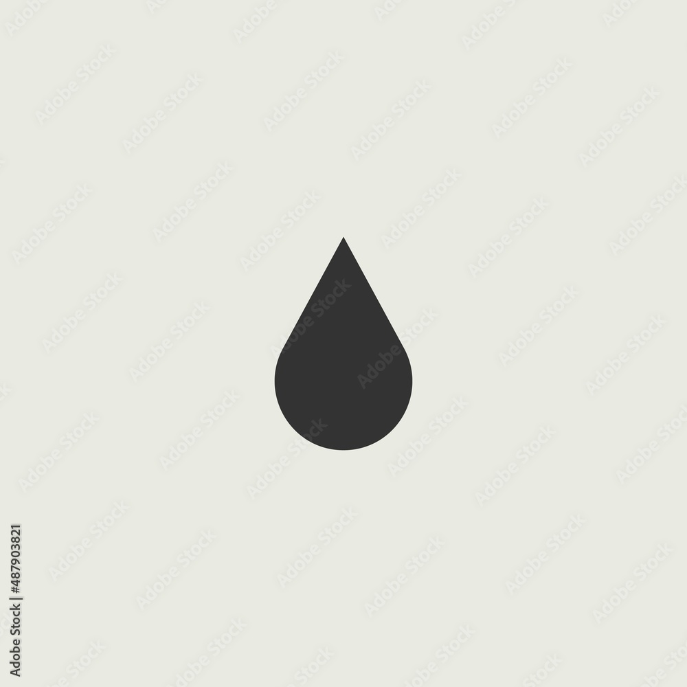 Oil drop vector icon illustration sign Oil drop vector icon illustration sign