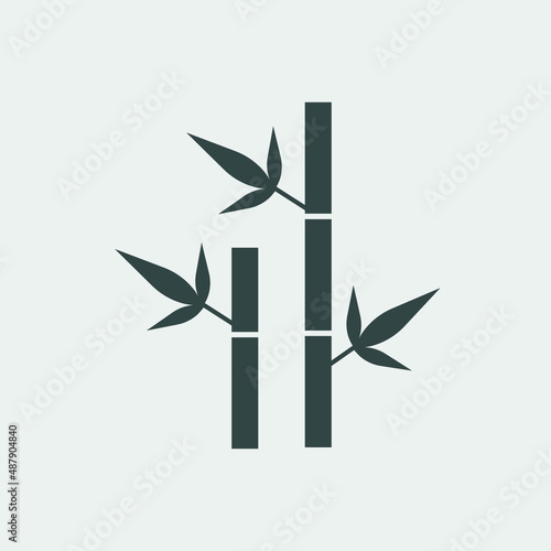 Sugar cane vector icon illustration sign