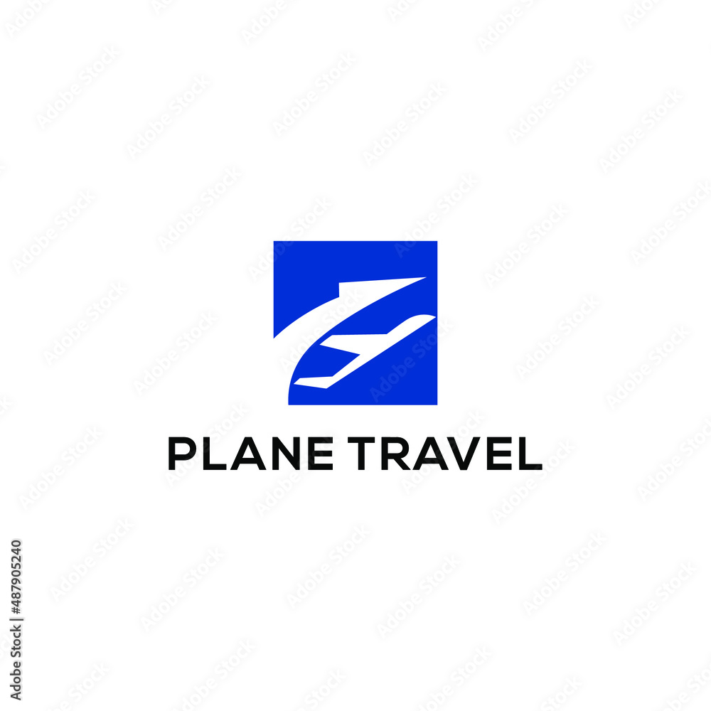 Airplane Logo Design Concept Vector for Travel Company Logo Airplane Logo Design Concept Vector for Travel Company Logo