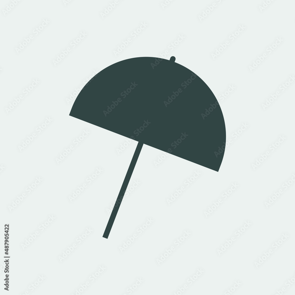 Umbrella vector icon illustration sign Umbrella vector icon illustration sign