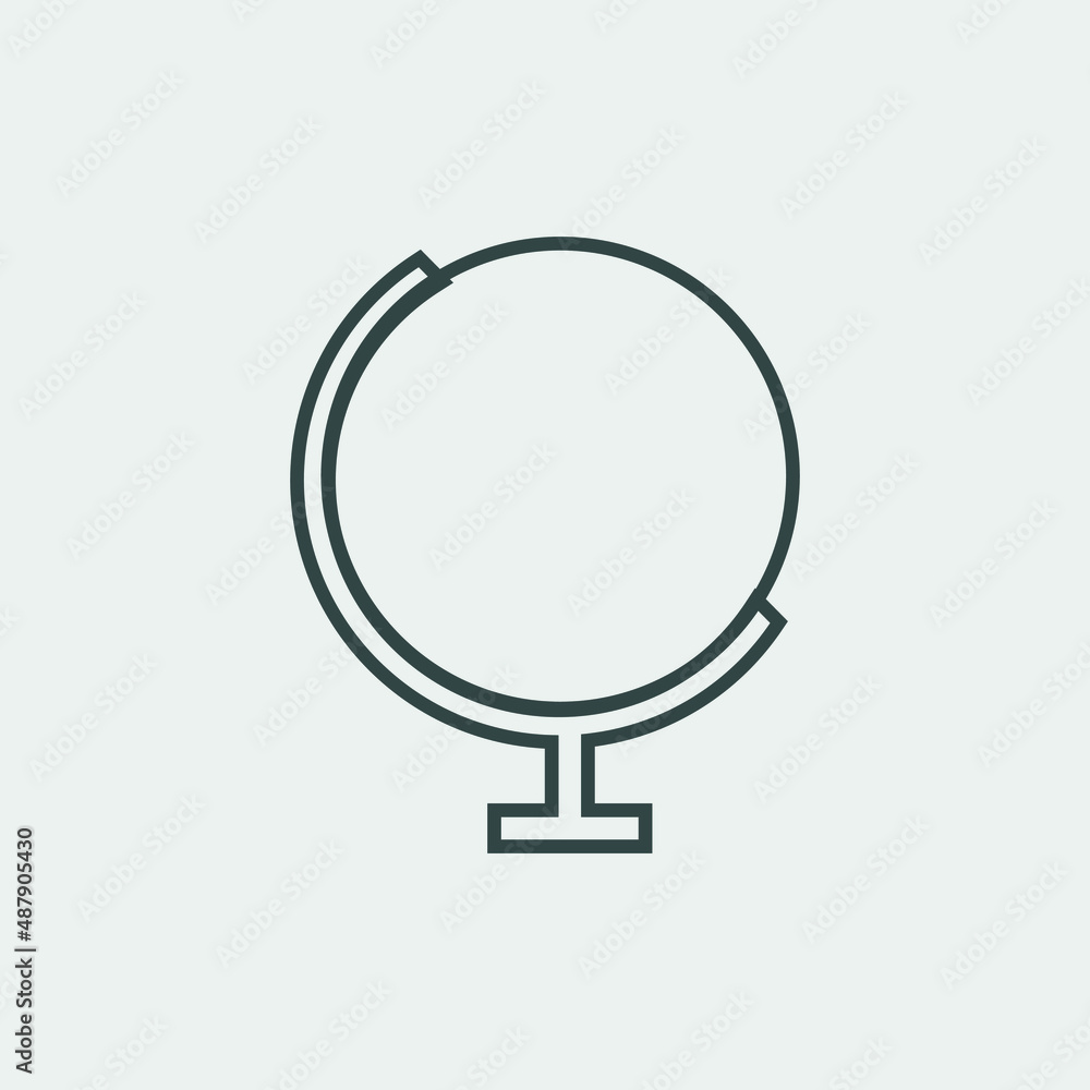 Globe vector icon illustration sign Globe vector icon illustration sign