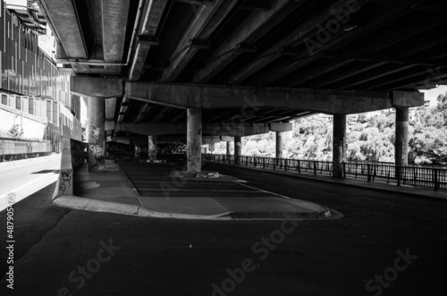 Fototapeta Naklejka Na Ścianę i Meble -  Under a bridge