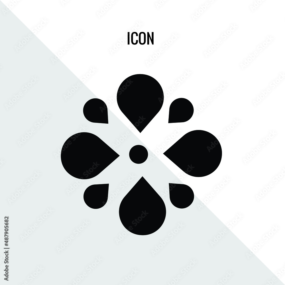 Splash vector icon illustration sign Splash vector icon illustration sign