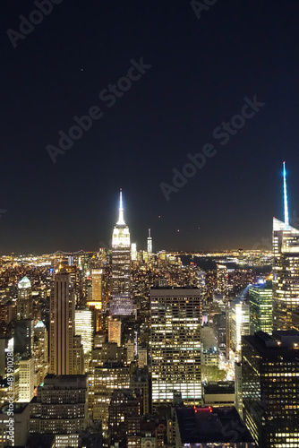 Wallpaper Mural New York City Skyline at Night Torontodigital.ca