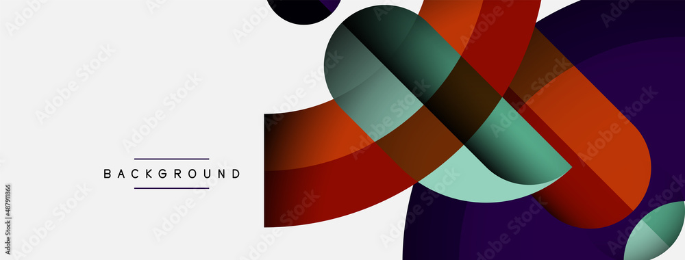 Trendy shapes, color minimal design composition, lines and shadows for wallpaper banner background or landing page Trendy shapes, color minimal design composition, lines and shadows for wallpaper banner background or landing page