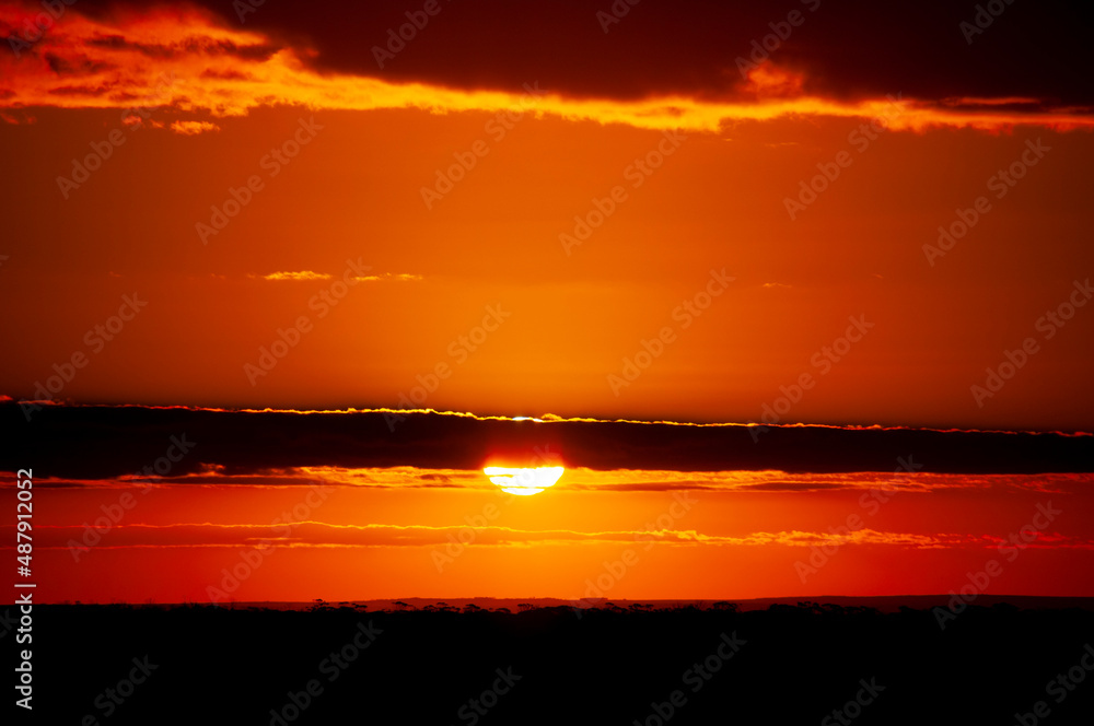 Obraz premium Sunset in the Outback - Australia