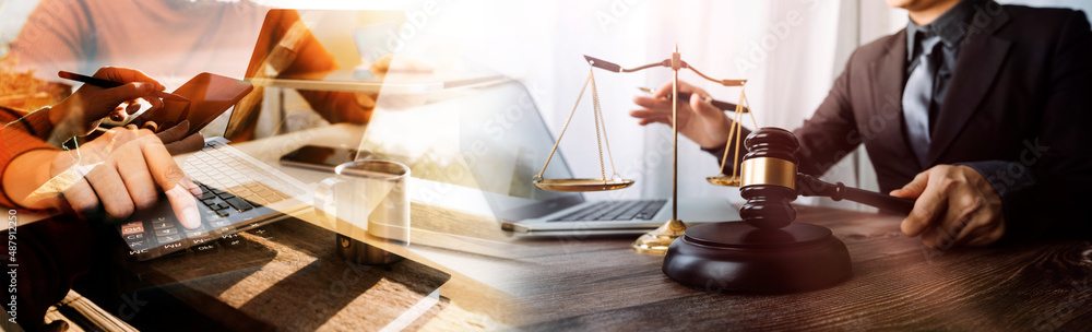 Law theme, mallet of the judge, law enforcement officers, evidence-based cases and documents taken into account. Law theme, mallet of the judge, law enforcement officers, evidence-based cases and documents taken into account.