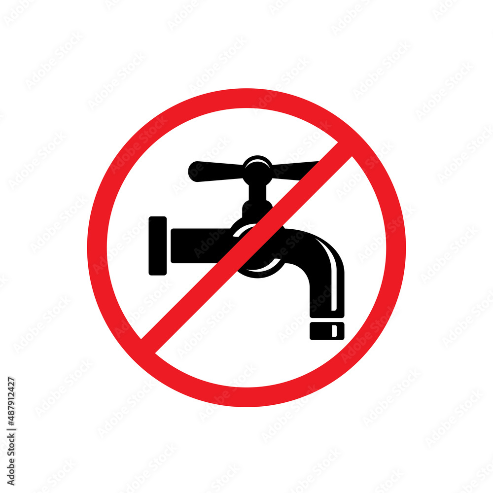 Tap Water Faucet Icon Vector Illustration Design Tap Water Faucet Icon Vector Illustration Design