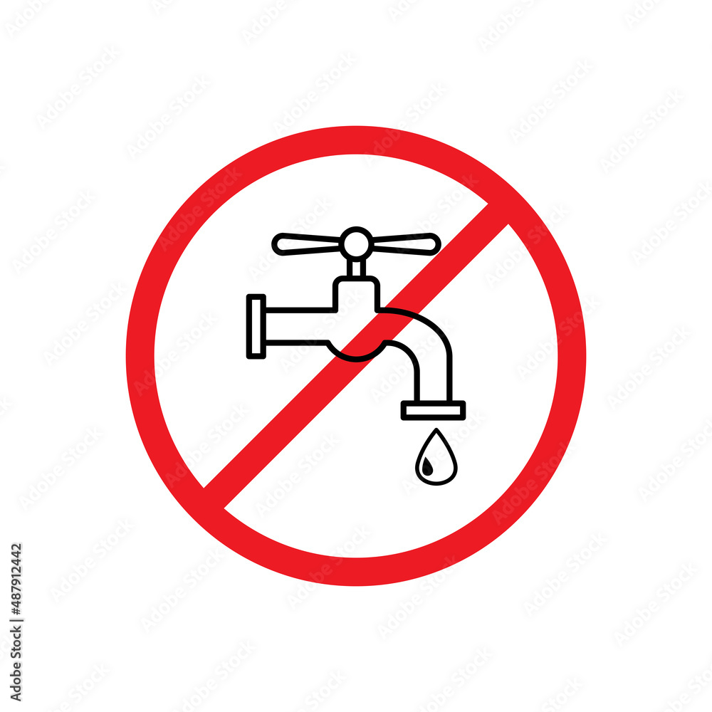 Tap Water Faucet Icon Vector Illustration Design Tap Water Faucet Icon Vector Illustration Design