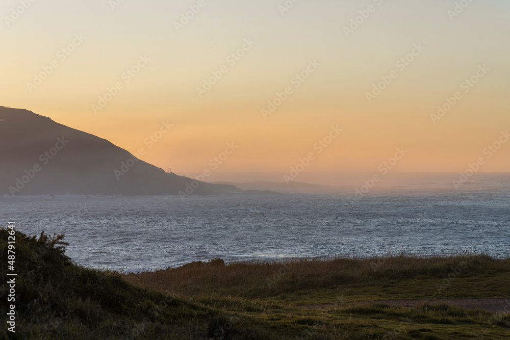 Sunset landscape in La Coruña Spain Sunset landscape in La Coruña Spain