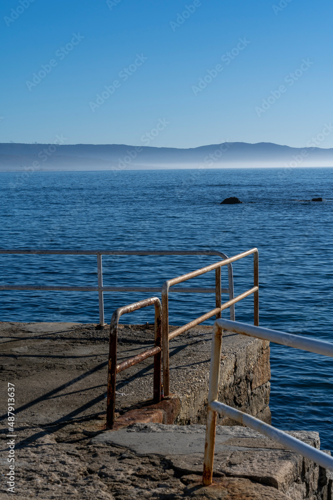 Sea view landscape in Finisterra Spain