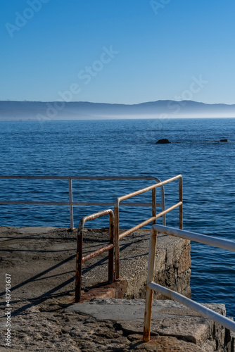 Sea view landscape in Finisterra Spain
