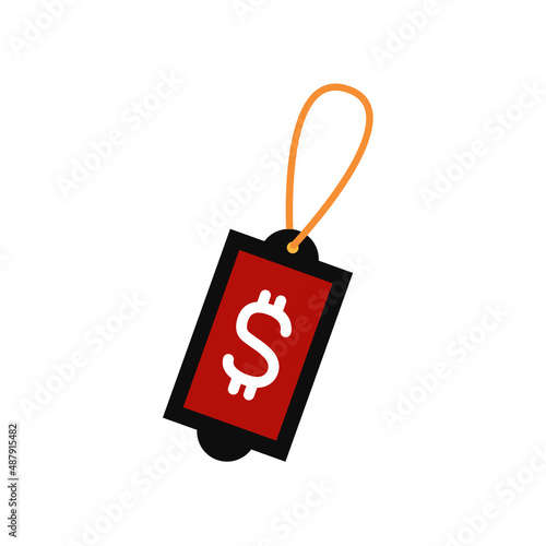 sale tag with string