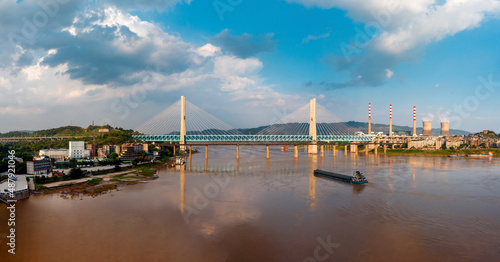 Chongqing urban architecture - no huang railway bridge photo