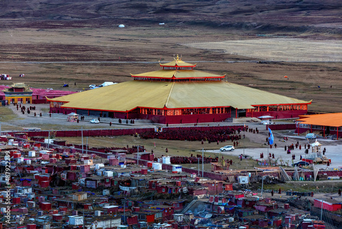 Sichuan ganzi autumn scenery photo