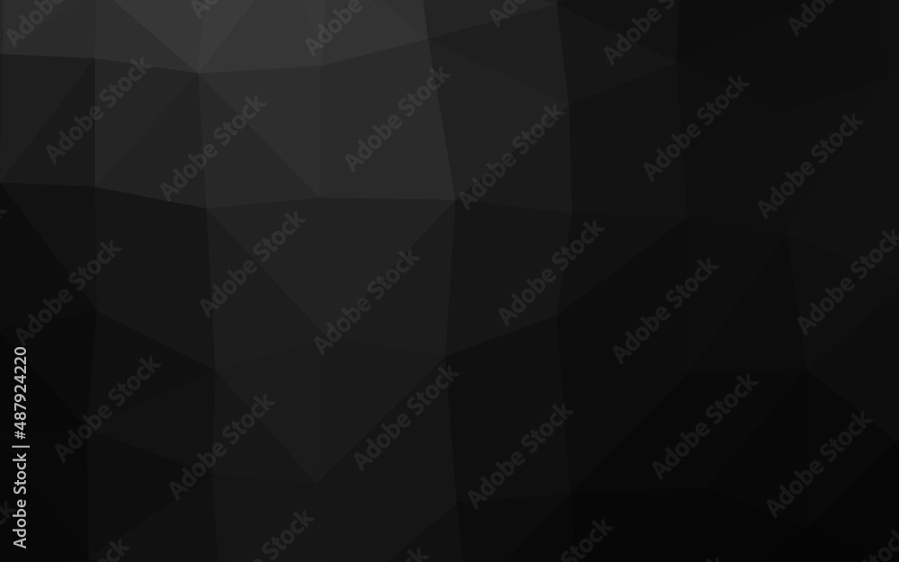 Dark Silver, Gray vector polygon abstract layout. Dark Silver, Gray vector polygon abstract layout.