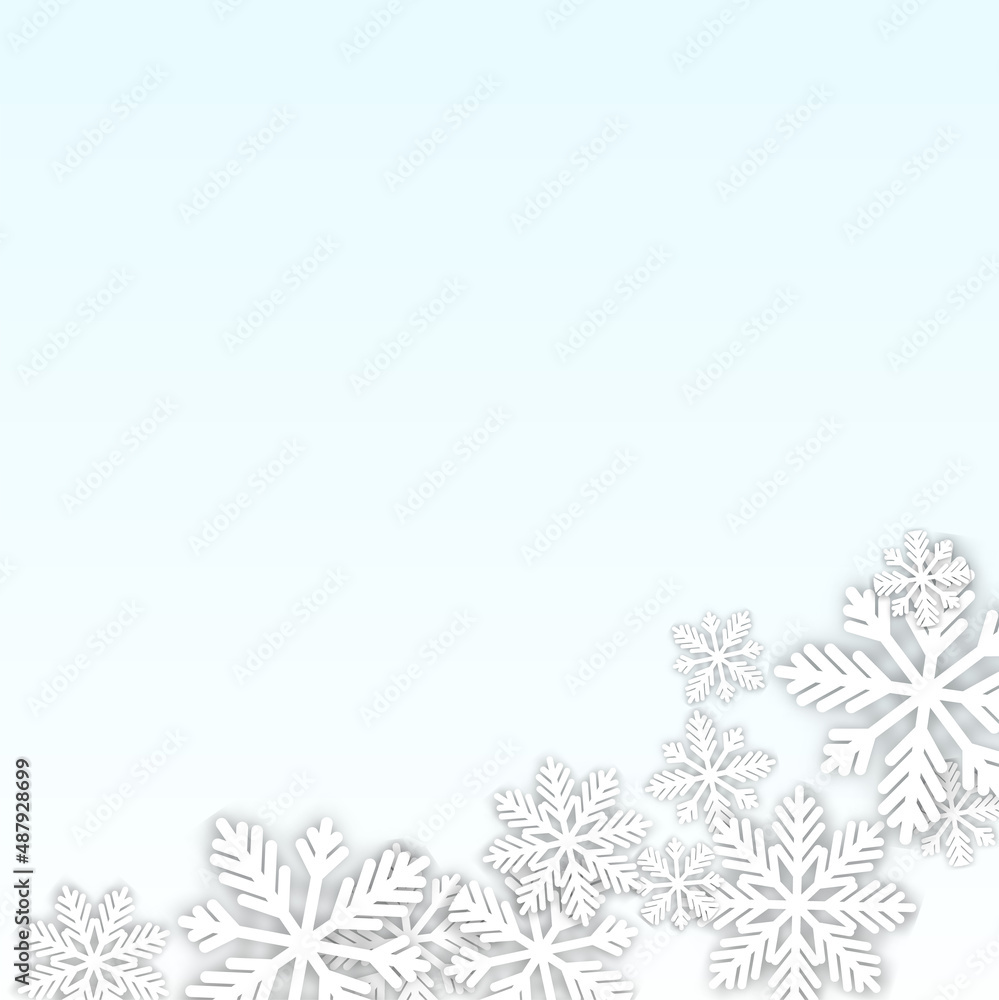 Christmas Vector Background with Falling Snowflakes. Isolated on Red Background. Realistic Snow Sparkle Pattern. Snowfall Overlay Print. Winter Sky. Papercut Snowflakes. Christmas Vector Background with Falling Snowflakes. Isolated on Red Background. Realistic Snow Sparkle Pattern. Snowfall Overlay Print. Winter Sky. Papercut Snowflakes.