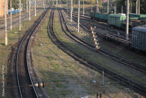 railway lines at the station