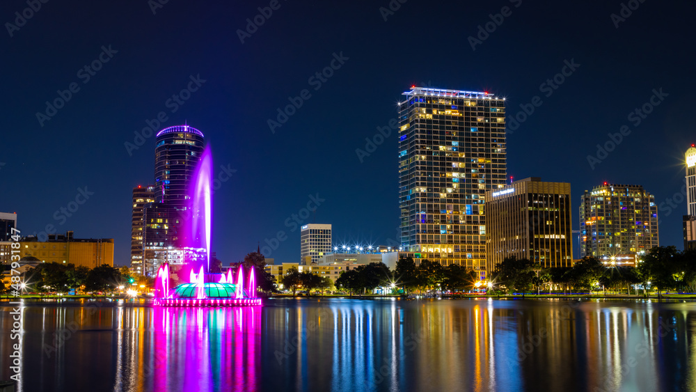 Fototapeta premium Orlando, Florida downtown skyline