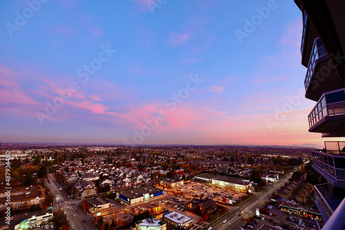 View from my high rise in Vancouver, BC Canada